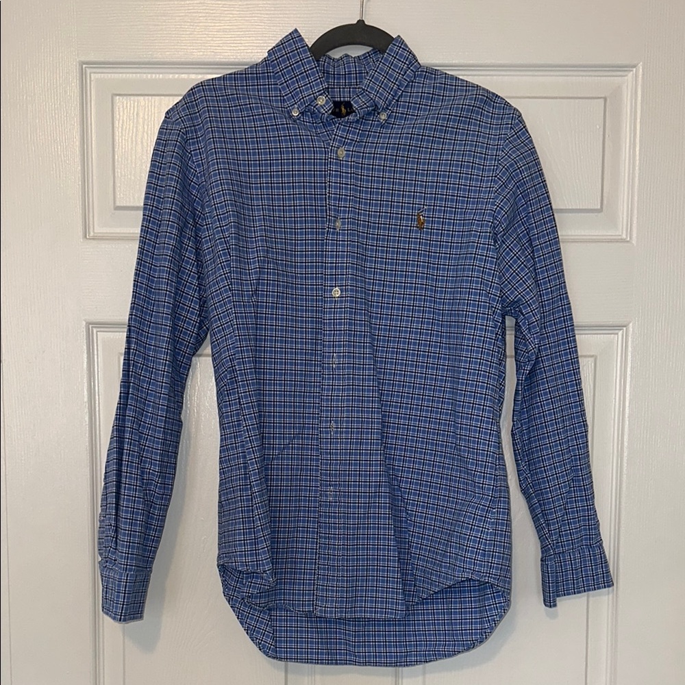 Ralph Lauren Blue Casual Button Down Shirt